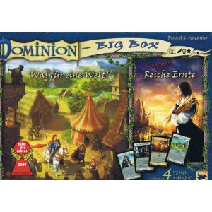 Dominion Bigbox – Basisspiel + Erweiterungspiel Reiche Ernte + 4 Promokarten