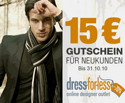 dress-for-less: Günstig einkaufen dank Neukundengutschein im Wert von 15,00 Euro
