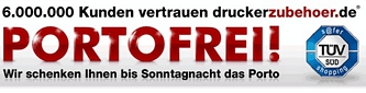 Druckerzubehoer.de: Keine Versandkosten bis Montag