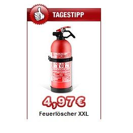 ABC Feuerlöscher 1 kg XXL Füllmenge