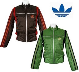 Adidas Originals Damenjacken in den Farben Schwarz und Grün für je 29,90 Euro