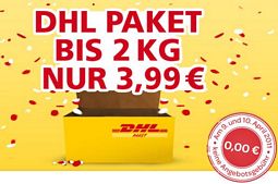 Ebay: Heute und morgen keine Angebotsgebühr + DHL Paket nur 3,99 Euro
