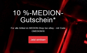 10 Prozent Rabatt im Medion Ebay-Store