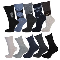 Ebay-WOW: 10 Paar Socken verschiedene Arten und Farben