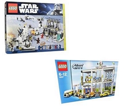 Lego Star Wars 7879 Hoth Echo Base und Lego City Garage Große Werkstatt für jeweils 89,00 Euro