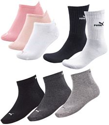 9 Paar Puma Sneaker-Socken in verschiedenen Ausführungen