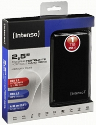 Intenso Memory Case 1TB externe 2,5 Zoll Festplatte mit USB 3.0-Anschluss