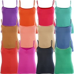 Ebay-WOW: 3er-Pack Trendy Apparel Trägertops verschiedene Modelle in verschiedenen Farben