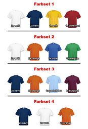 6x Fruit Of The Loom T-Shirts