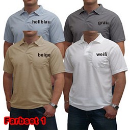 4er Pack Polo Shirts in 6 Farben