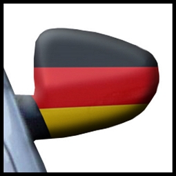 Ebay-WOW: Außenspiegelflagge Deutschland