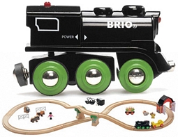 BRIO Bahn Starterset mit Akkulok (33012)
