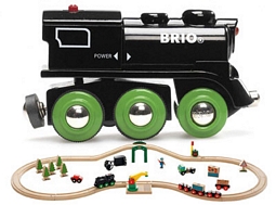 BRIO Bahn Starterset mit Akkulok (33023)