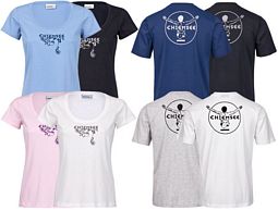 Chiemsee T-Shirt (Weiß/Schwarz/Blau)