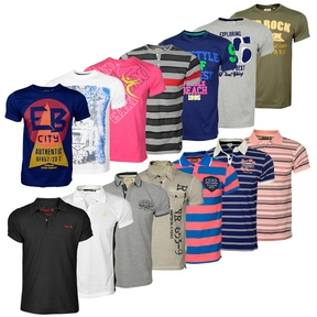 Earthbound Herren T-Shirts und Polos verschiedene Modelle