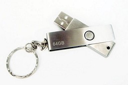 Edelstahl USB-Stick 64GB