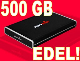 Externe Festplatte Poppstar SE15 500GB 2,5″