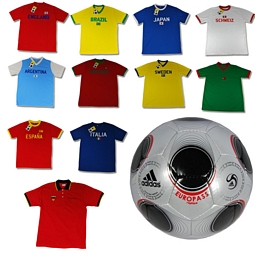 Ebay-WOW: WM Fan-Set mit Fußball und Poloshirt für 11,99 Euro