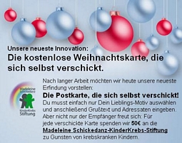 ERGO Direkt: Kostenlose Weihnachtskarte verschicken und damit 50 Euro spenden lassen