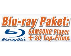 Samsung BD-P1580 inkl. 20 Blu-rays