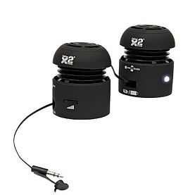 Doppelpack Faktor X2 Mobile Speaker mit intergiertem Akku