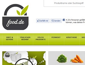 Food.de: Schnäppchen mit 10 Euro-Gutschein – günstig Nahrungsmittel einkaufen