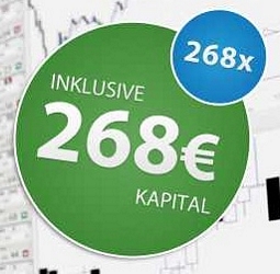 HGWG: Als einer von 268 Tradern ein Startkapital in Höhe von 268 Euro für Forex.com erhalten