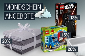 Galeria Kaufhof Mondscheintarif – 15 Prozent Rabatt auf Duplo und 13 Prozent Rabatt auf Lego Star Wars