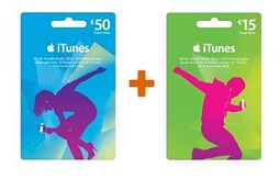 Gravis Onlineshop: iTunes-Karte im Wert von 50 Euro kaufen und 15 Euro iTunes-Karte kostenlos dazu erhalten