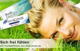 Günstige Kontaktlinsen oder Pflegeprodukte kaufen mit AlleLinsen.de Gutschein im Wert von 50 Euro für 19 Euro