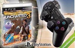 Uncharted 3: Drake’s Deception für die PS3 + PS3-Controller