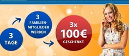 HGWG: 3x3x100 Euro User-werben-User-Aktion bei der netbank