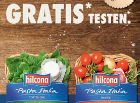 Hilcona: Pasta Italia kostenlos testen