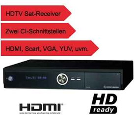 HD-Satelliten Receiver Hirschmann S-HD900