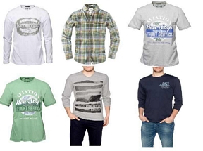 H.I.S Jeans Herren Shirts T-Shirts Hemden