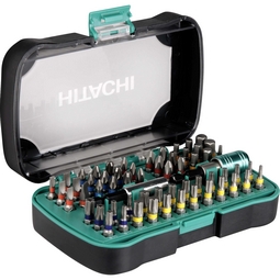 Hitachi 60-teiliges Schrauberbit Set mit Farbcodierung (9WZAAI02)