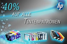 HP-Onlineshop: 40% Rabatt auf Tintenpatronen