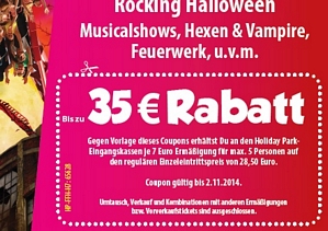 HolidayPark in Rheinland-Pfalz: 7 Euro Rabatt pro Person auf einen Tageseintritt