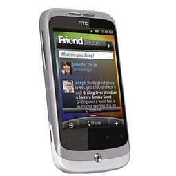HTC Handy Wildfire White Smartphone