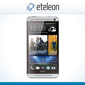HTC One 32GB Glacial Silver Smartphone mit Quadcore-CPU und 4,7 Zoll Display