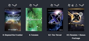 The Humble Weekly Sale mit X: Beyond the Frontier, X2: The Threat und X3: Reunion + Bonus Package