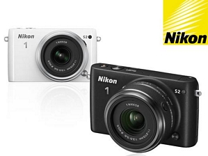 Nikon 1 S2 Systemkamera + NIKKOR 11-27.5mm f / 3.5-5.6 Objektiv