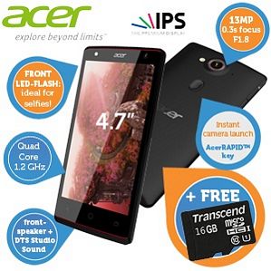 Acer Liquid E3 Duo Dual-Sim Smartphone + 16GB Speicherkarte