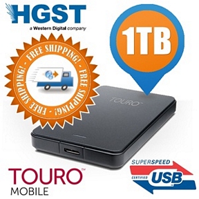 Hitachi Touro Mobile MX3 1TB 2,5 Zoll externe Festplatte