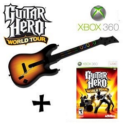 Guitar Hero World Tour Bundle inkl. Gitarre für die Xbox360