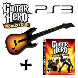 Guitar Hero World Tour Bundle inkl. Gitarre für die PS3