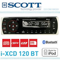 Autoradio Scott i-XCD 120 BT