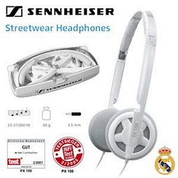 Mini-Kopfhörer Sennheiser PX 100 RM (Weiß)