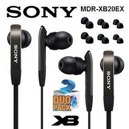 Doppelpack Sony MDR-XB20EX