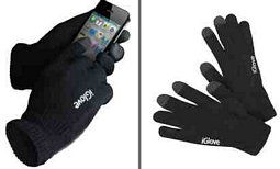 iGlove Handschuhe Schwarz nutzbar für Smartphones